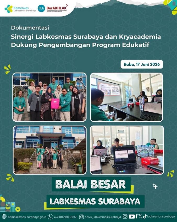 Sinergi Labkesmas Surabaya dan Kryacademia Dukung Pengembangan Program Edukatif